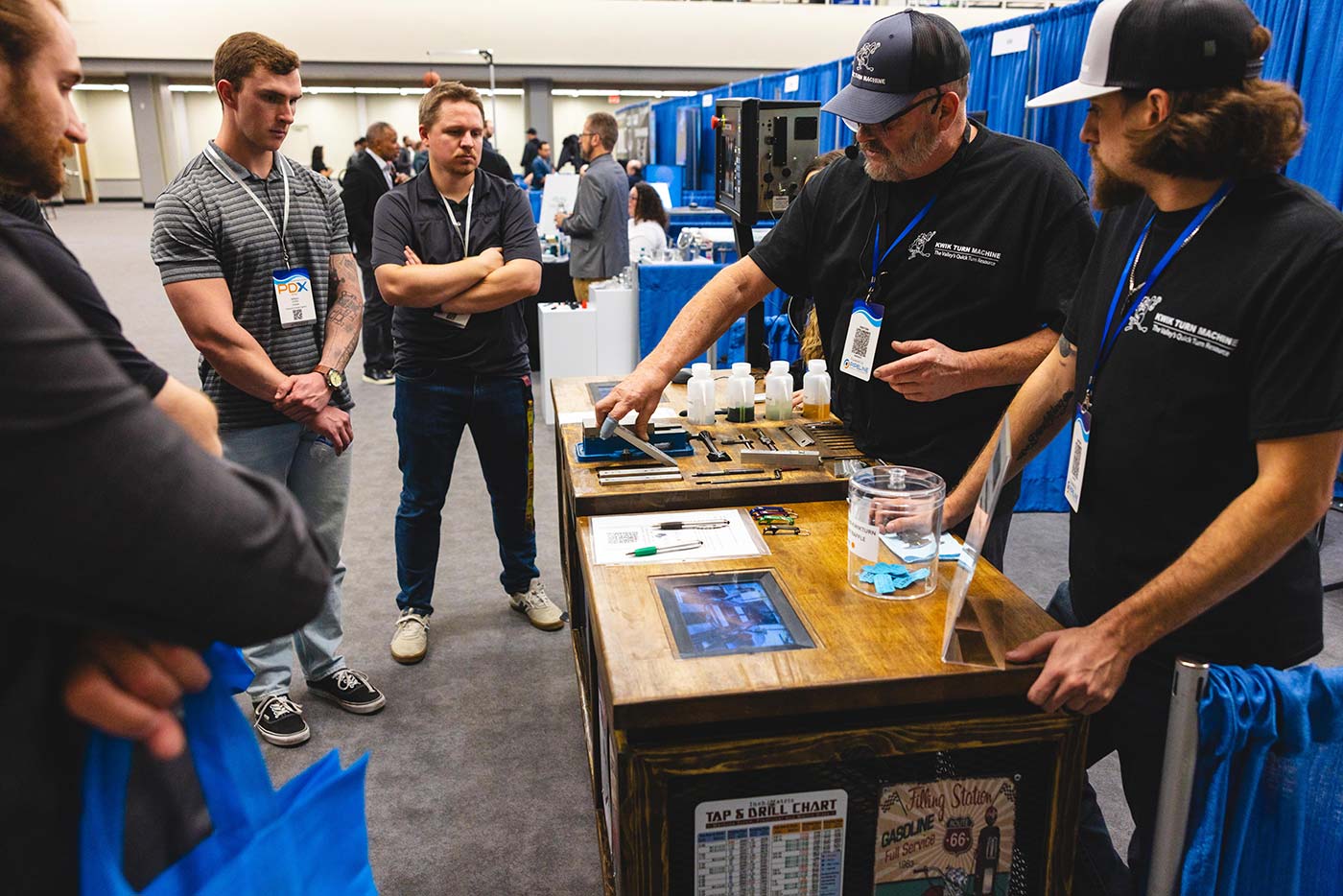 A hands-on manufacturing demonstration at PDX